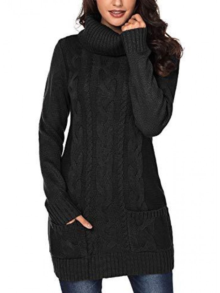 Women Slim Fit Knit Bodycon Mini Sweater Dress Jumper 