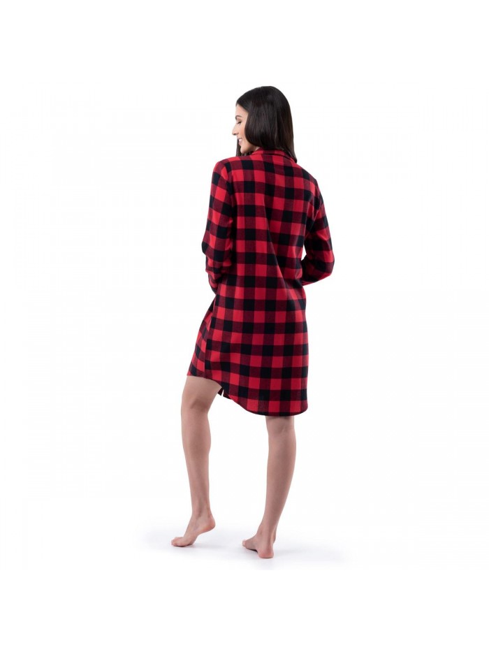 of the Loom Women's Flannel Sleep Shirt 