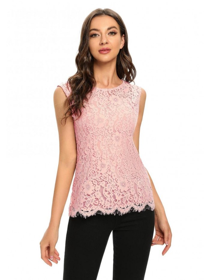 Women's Lace Fashion Tops/Crop/T-Shirt/Tank/Midi 