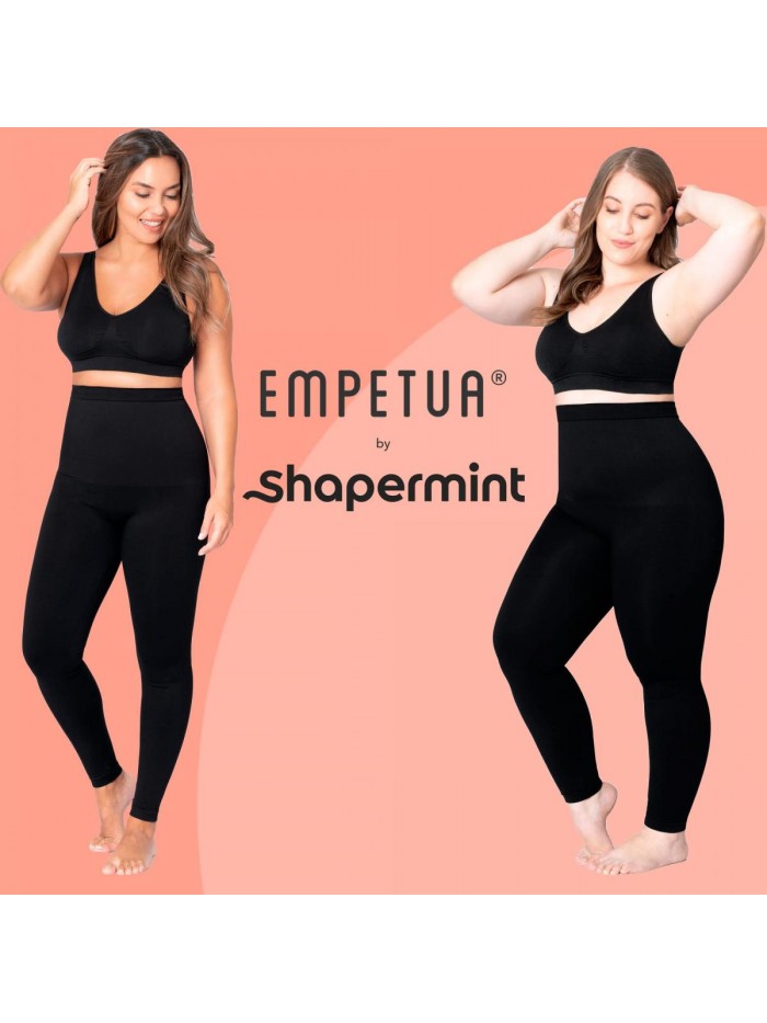 High Waisted Medium Compression Leggings - Shapewear for Women 