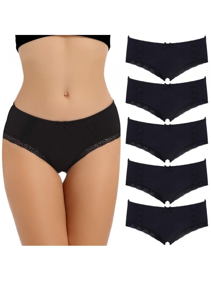 Women’s Underwear Breathable Cotton Brief Ladies Panties 