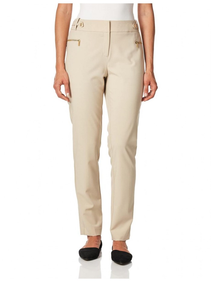 Klein Women's Straight Pants (Regular and Plus Sizes) 