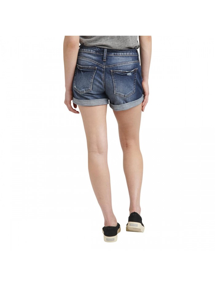 Jeans Co. Women's Boyfriend Mid Rise Short 