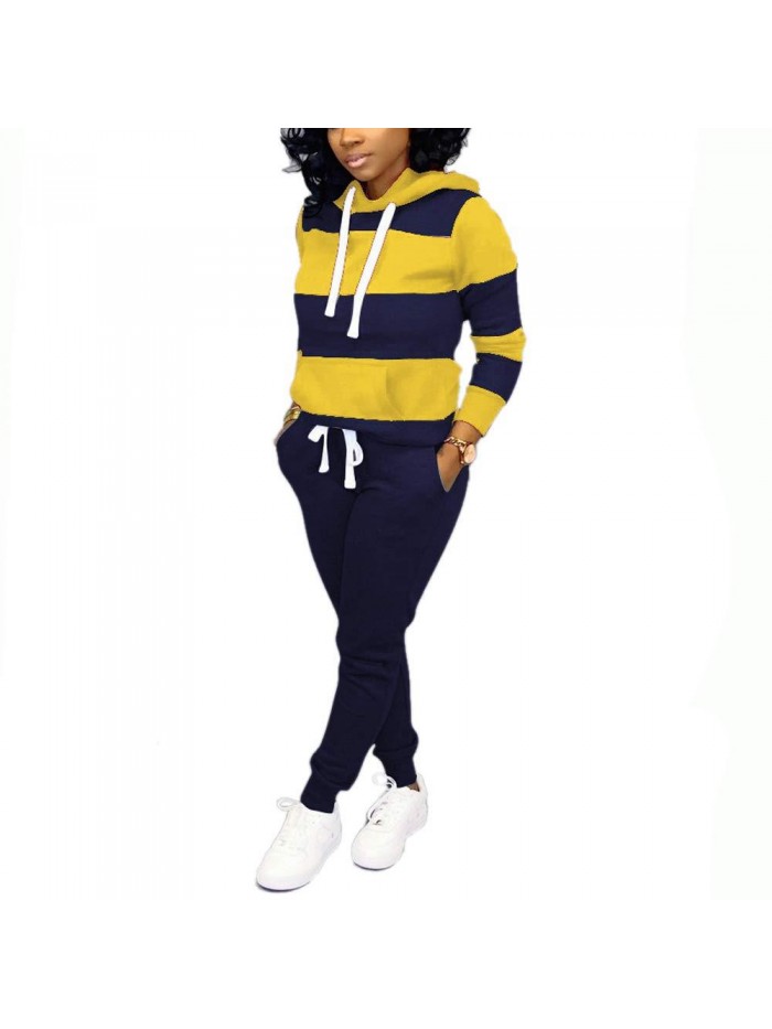 Womens 2 Piece Outfits Casual Sweatsuits Pants Set 