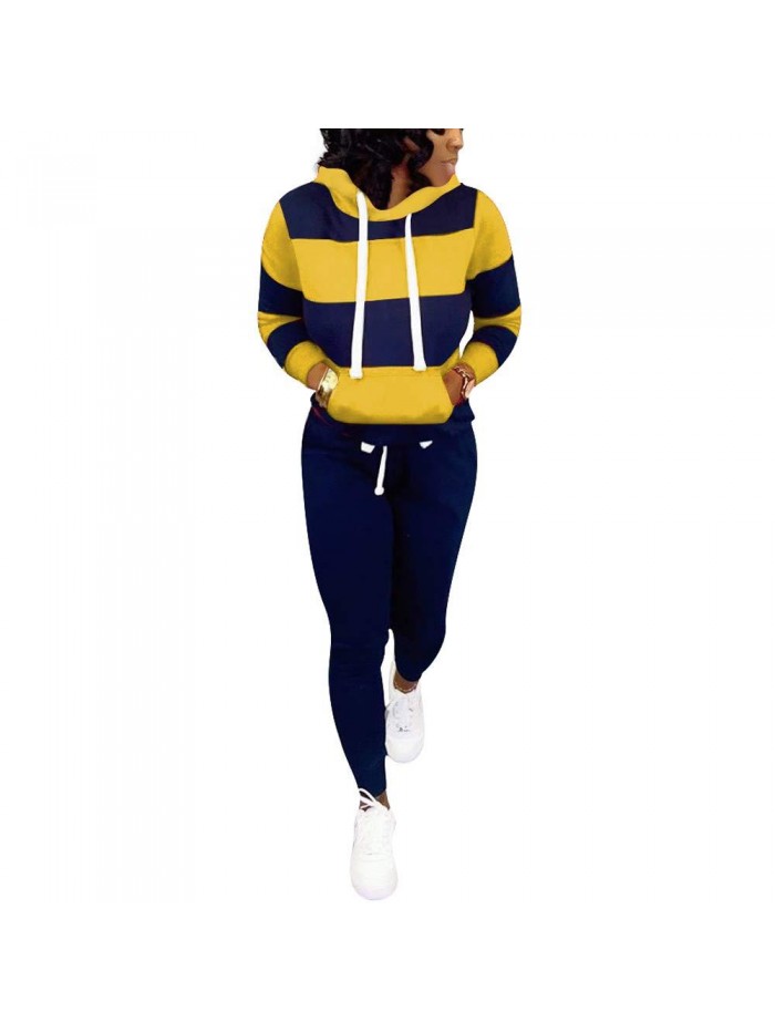 Womens 2 Piece Outfits Casual Sweatsuits Pants Set 