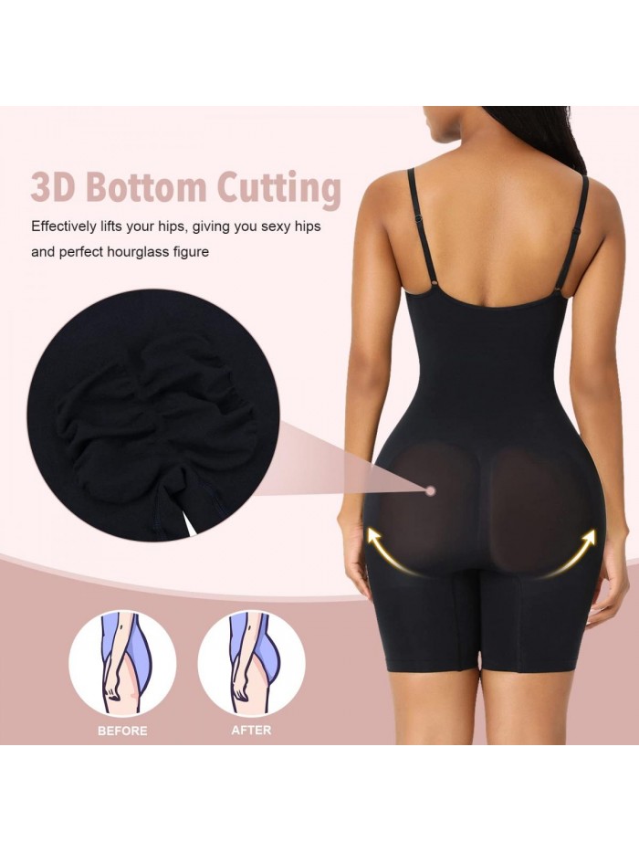 Butt Lifter Bodysuit Body Shaper Tummy Control Shapewear Thigh Slimmer 