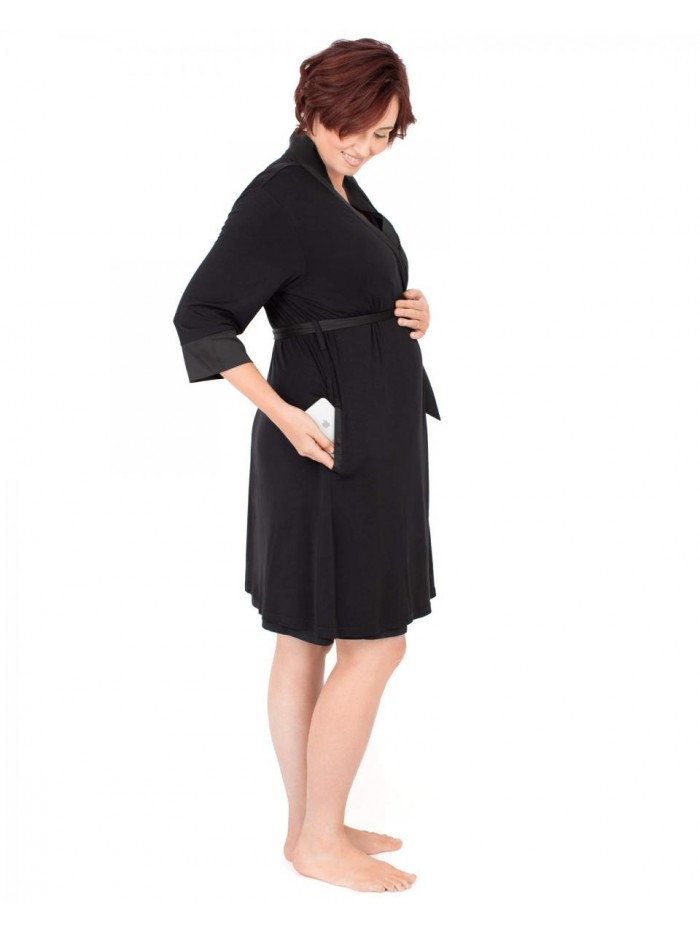 Bravely Emmaline Maternity & Nursing Robe Hospital Bag/Delivery Essential 