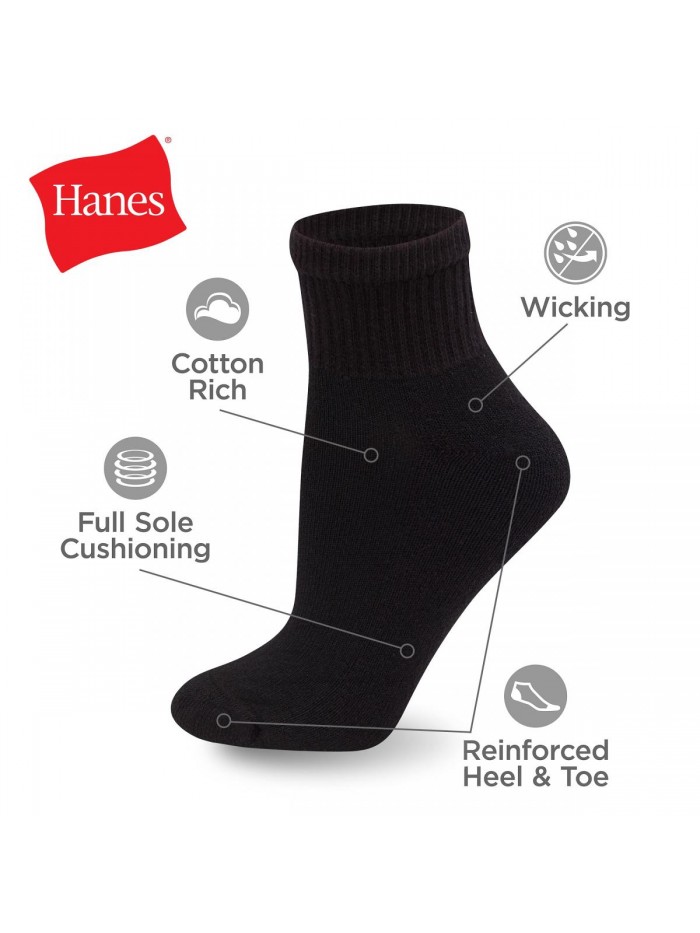 Women's 10-Pair Value Pack Ankle Socks 