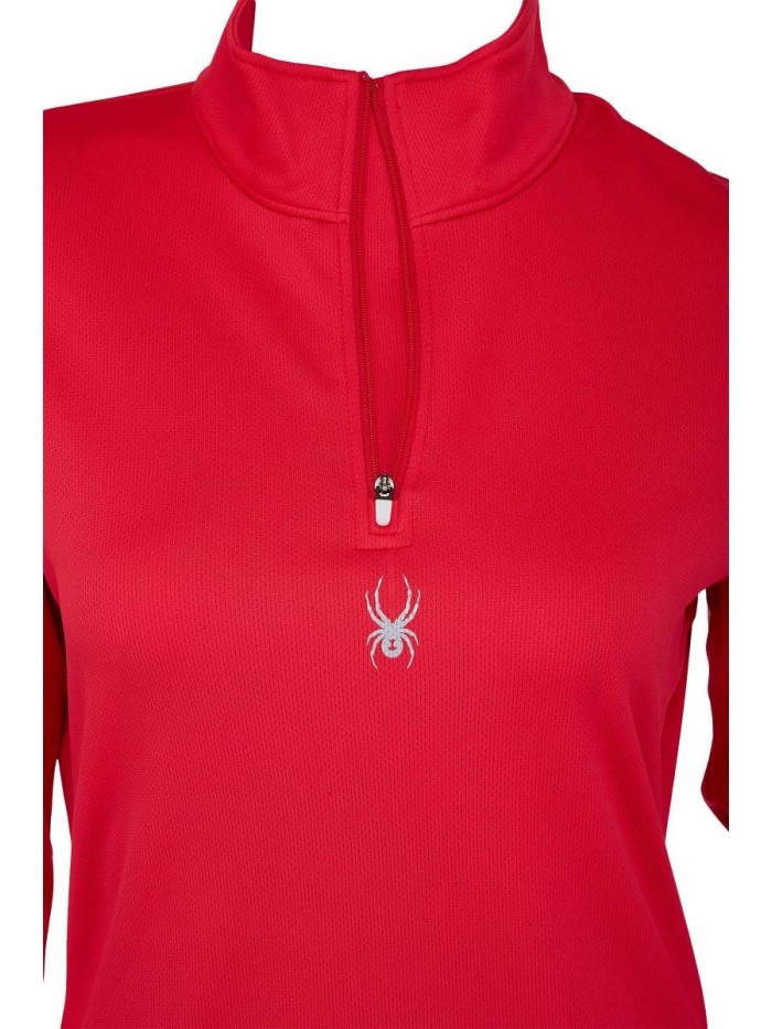 Spyder Women's Tempting Long Sleeve Half Zip T-Neck Top