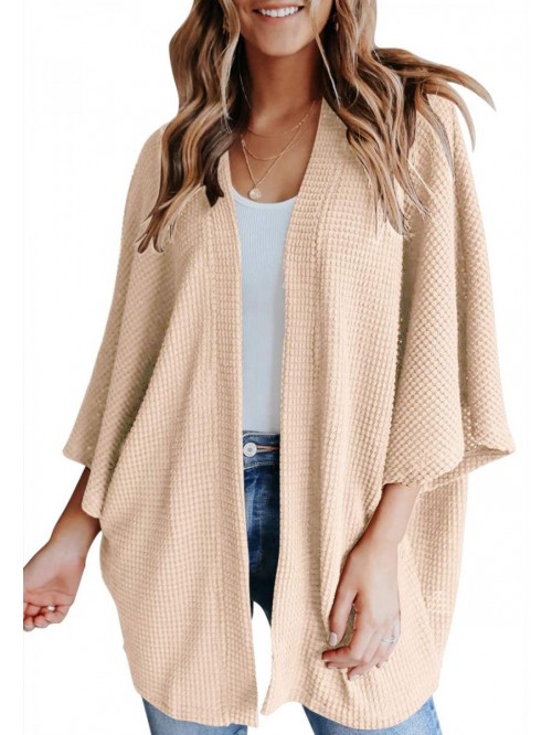 Women's Lightweight Kimono Cardigans Sweater Loose...