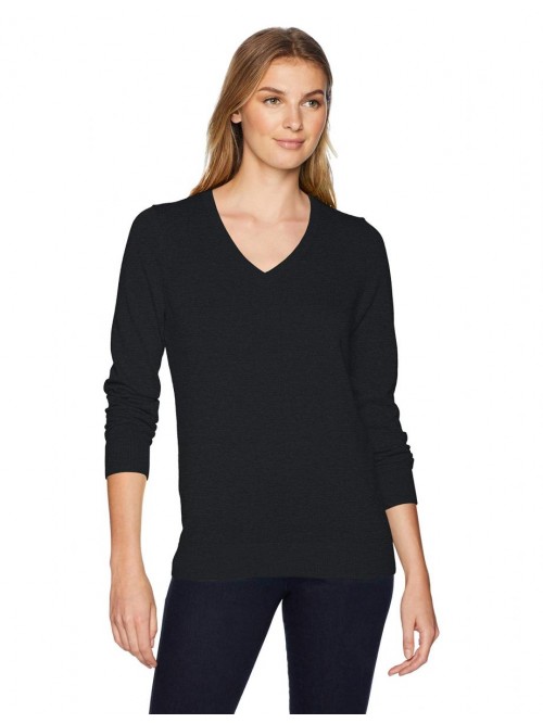 Women's Classic-Fit Lightweight Long-Sleeve V-Neck...