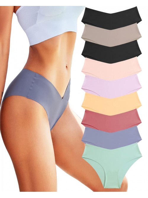 Seamless Bikini Panties Soft Stretch Invisibles Br...