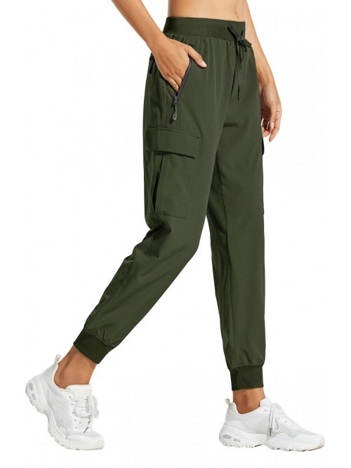 Women's Cargo Joggers Lightweight Quick Dry Hiking...