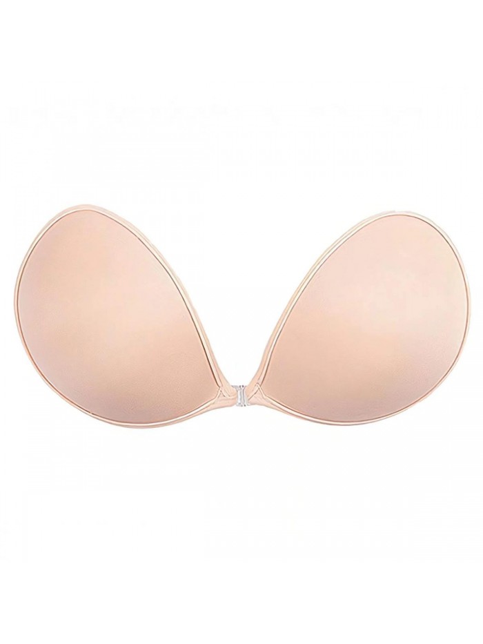 Push up Strapless Self Adhesive Plunge Bra Invisible Backless Sticky Bras 