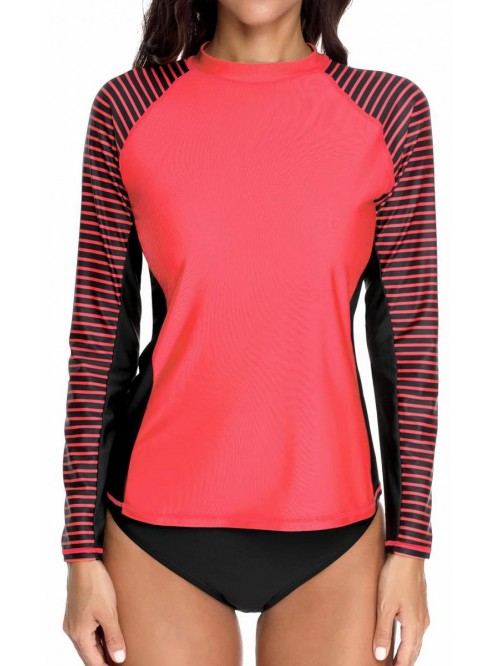 Women's Long Sleeve Rashguard UPF 50 Sun Protectio...