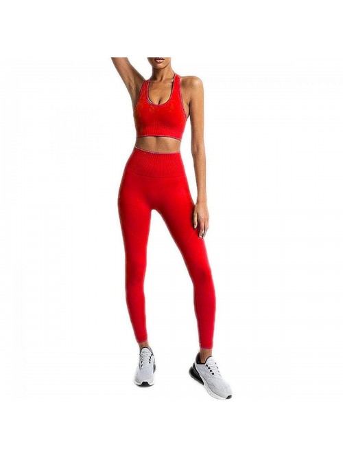 Workout Set for Women 2 Pieces Outfits Seamless Yo...