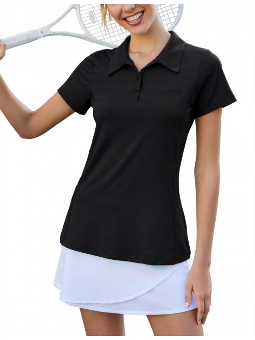 Women's Golf Polo T-Shirts Moisture Wicking Short ...