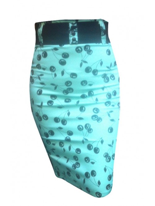 Stiletto Waist Pencil Skirt 