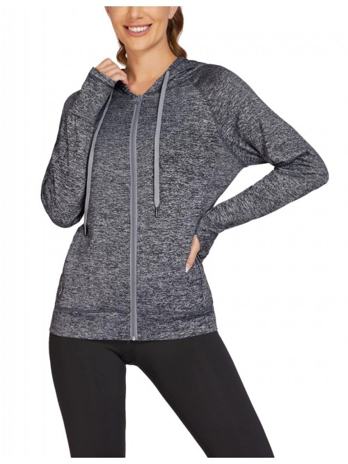 Women's Athletic Hoodies Long Sleeve Workout Hoode...